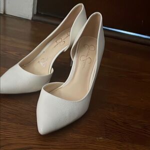 Elegant White Women's Heels